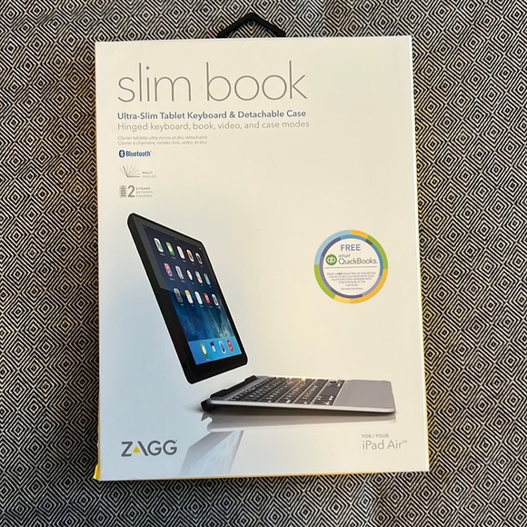 Zaag slim tablet keyboard with detachable case - Picture 1 of 10